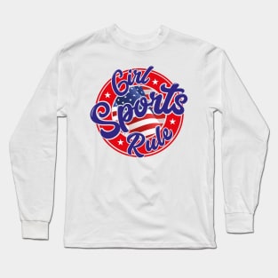 USA Girl Sports Rule Long Sleeve T-Shirt